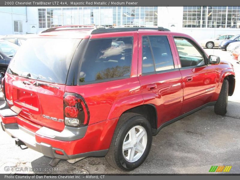 Majestic Red Metallic / Medium Pewter 2003 Chevrolet TrailBlazer LTZ 4x4