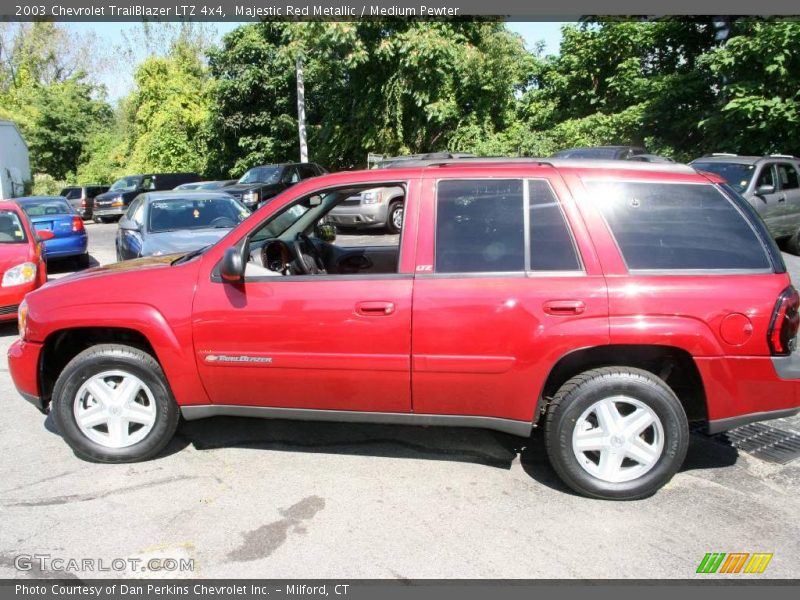 Majestic Red Metallic / Medium Pewter 2003 Chevrolet TrailBlazer LTZ 4x4