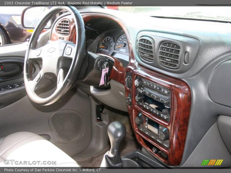 Majestic Red Metallic / Medium Pewter 2003 Chevrolet TrailBlazer LTZ 4x4