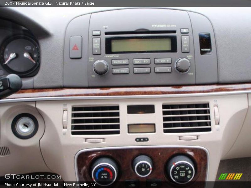 Natural Khaki / Beige 2007 Hyundai Sonata GLS