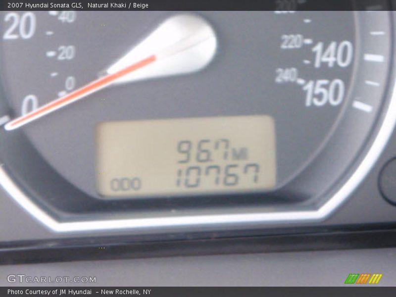 Natural Khaki / Beige 2007 Hyundai Sonata GLS