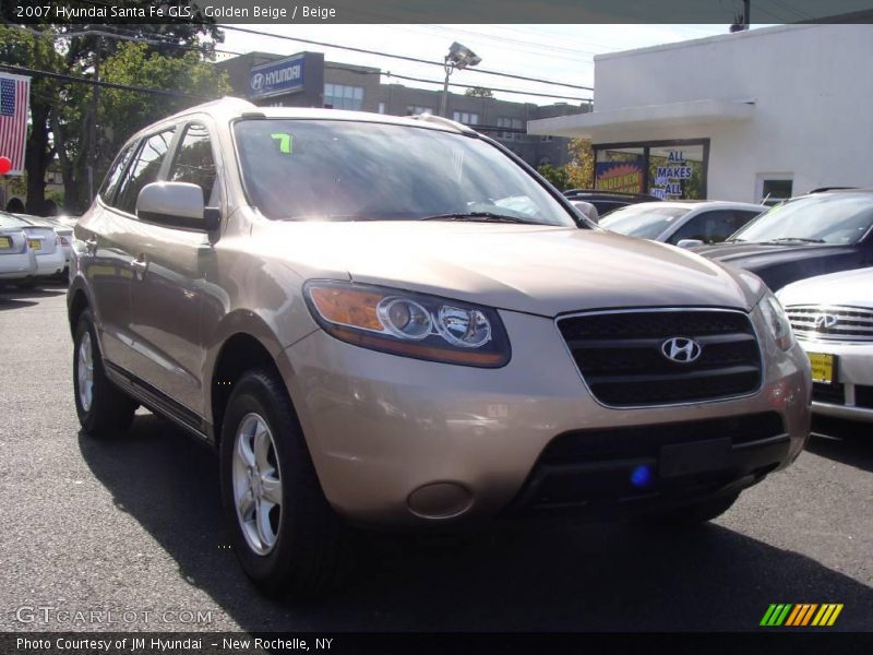 Golden Beige / Beige 2007 Hyundai Santa Fe GLS