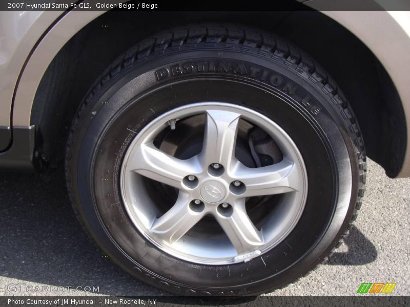 Golden Beige / Beige 2007 Hyundai Santa Fe GLS