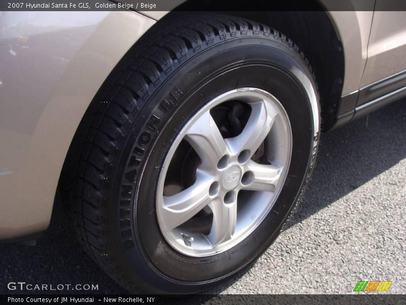 Golden Beige / Beige 2007 Hyundai Santa Fe GLS