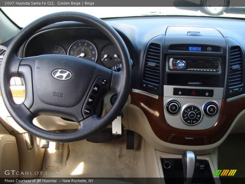 Golden Beige / Beige 2007 Hyundai Santa Fe GLS