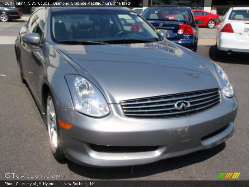 Diamond Graphite Metallic / Graphite Black 2007 Infiniti G 35 Coupe