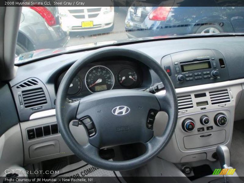 Steel Gray / Gray 2008 Hyundai Sonata GLS