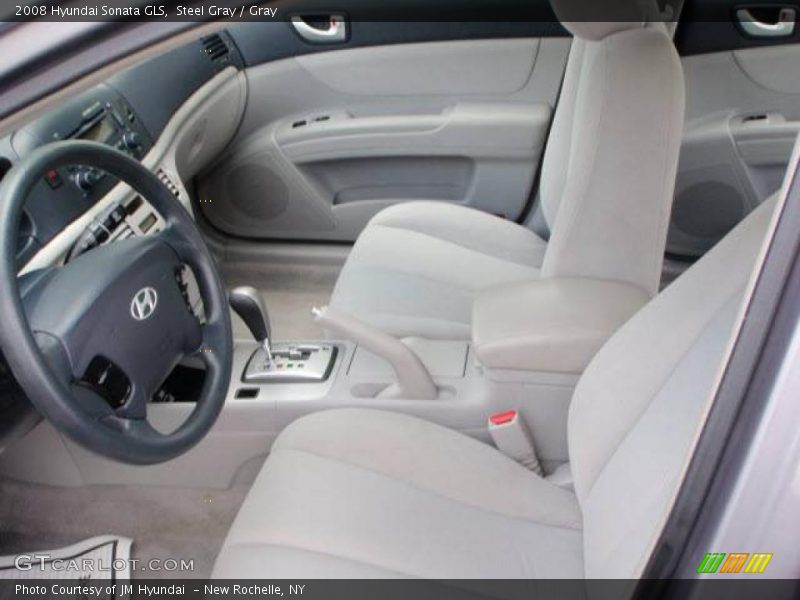 Steel Gray / Gray 2008 Hyundai Sonata GLS