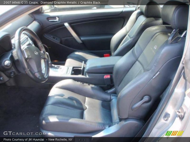 Diamond Graphite Metallic / Graphite Black 2007 Infiniti G 35 Coupe