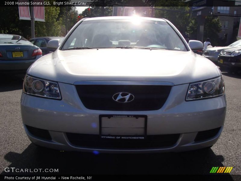 Bright Silver / Gray 2008 Hyundai Sonata GLS