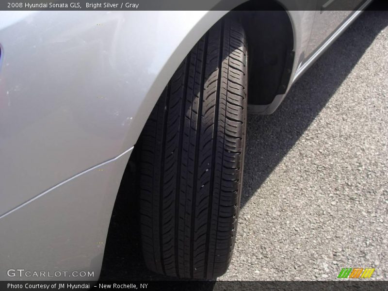 Bright Silver / Gray 2008 Hyundai Sonata GLS