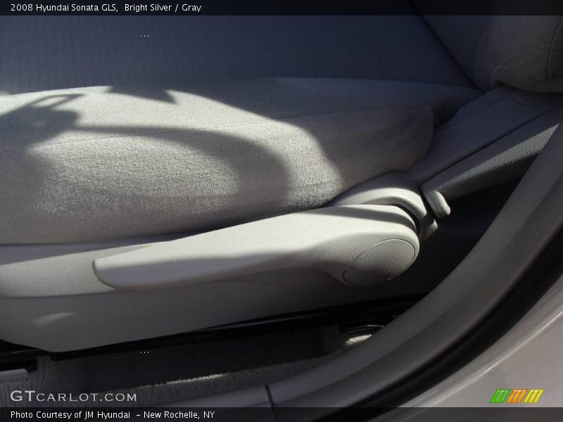 Bright Silver / Gray 2008 Hyundai Sonata GLS