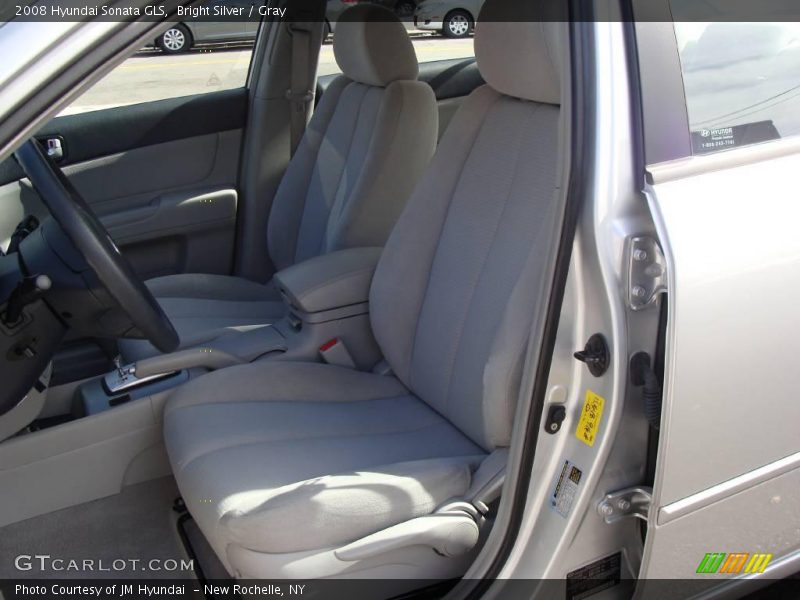 Bright Silver / Gray 2008 Hyundai Sonata GLS