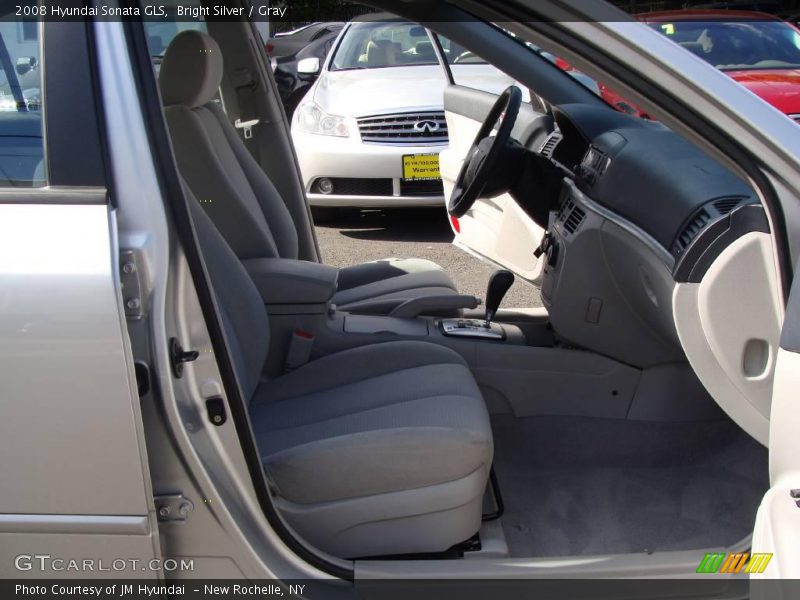 Bright Silver / Gray 2008 Hyundai Sonata GLS