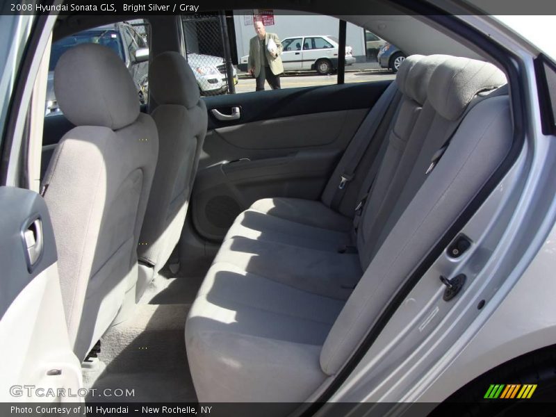 Bright Silver / Gray 2008 Hyundai Sonata GLS