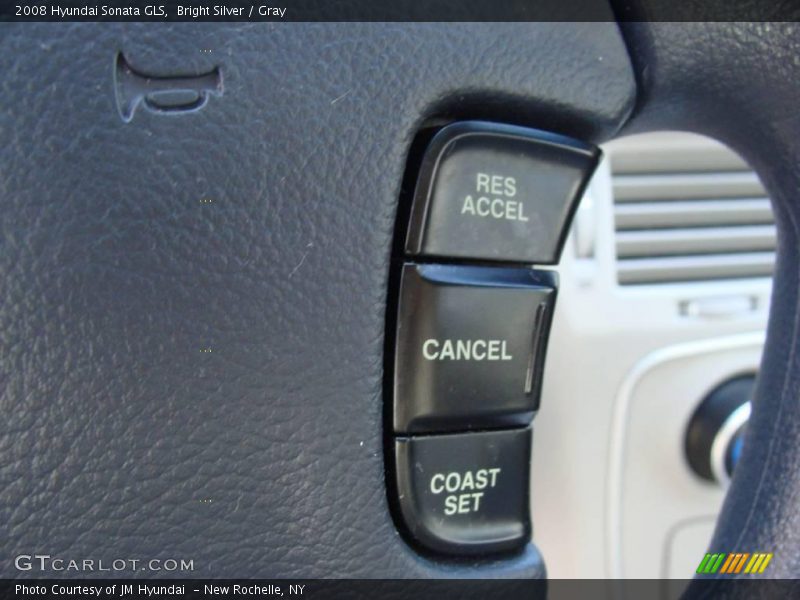 Bright Silver / Gray 2008 Hyundai Sonata GLS
