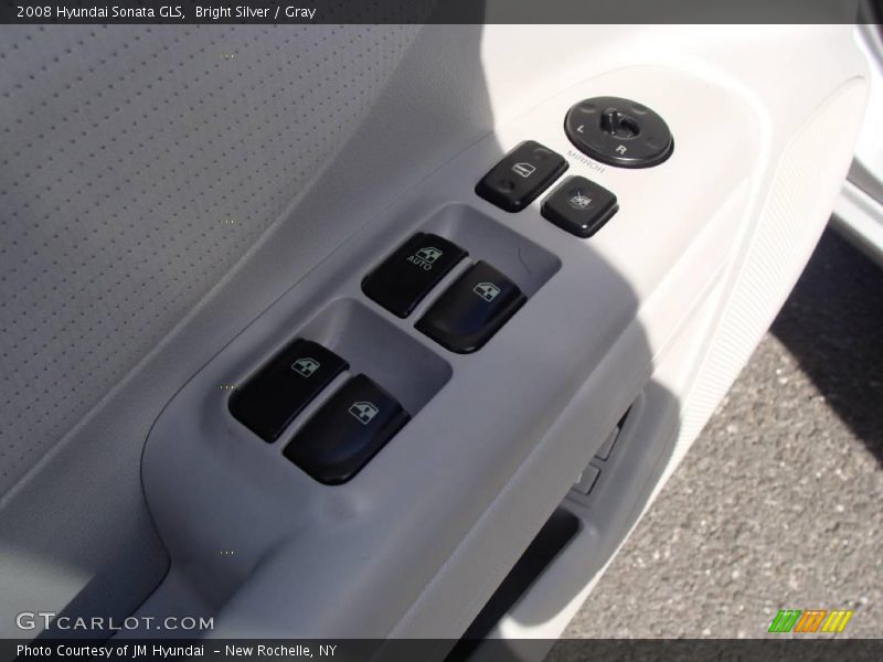 Bright Silver / Gray 2008 Hyundai Sonata GLS