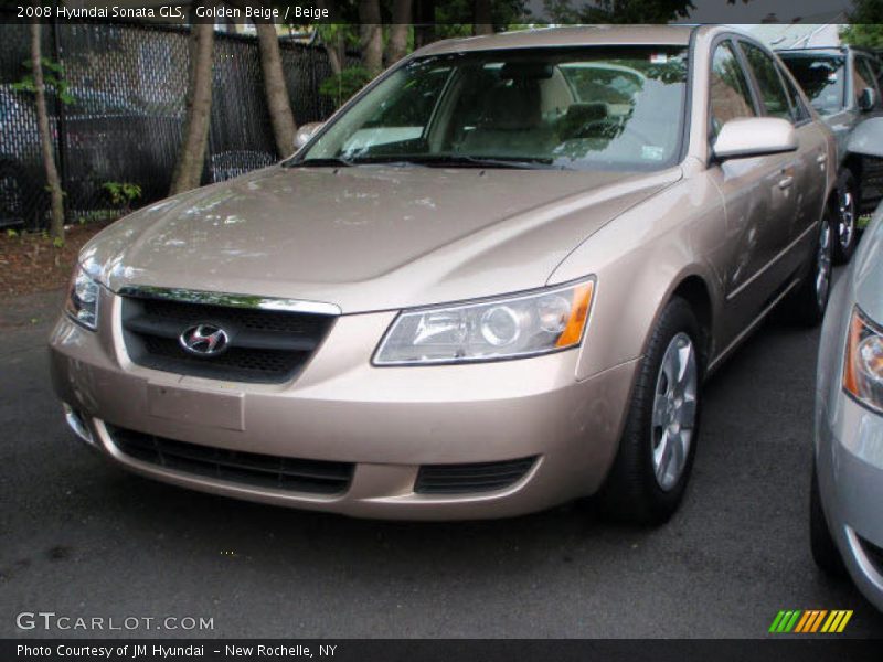 Golden Beige / Beige 2008 Hyundai Sonata GLS