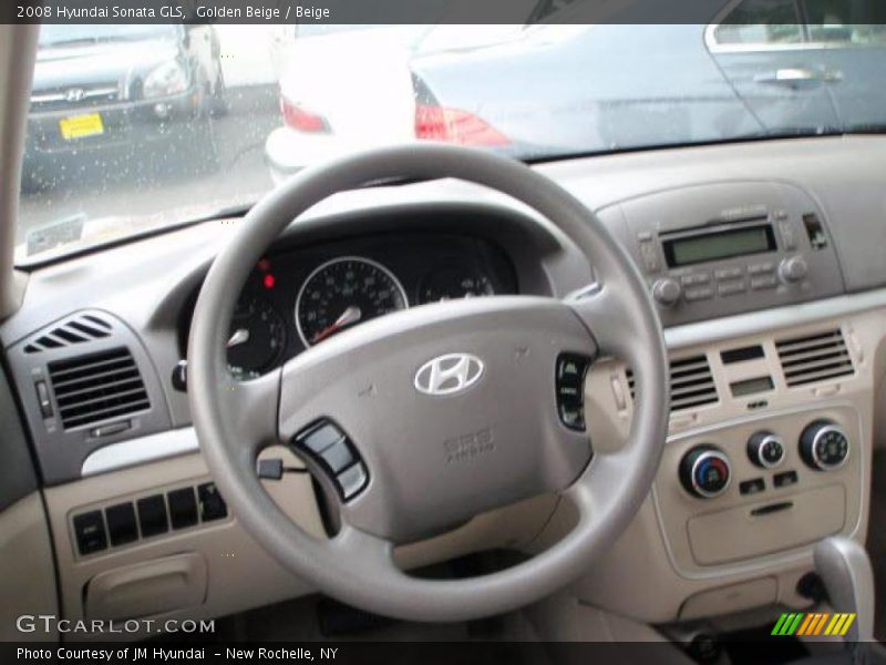 Golden Beige / Beige 2008 Hyundai Sonata GLS