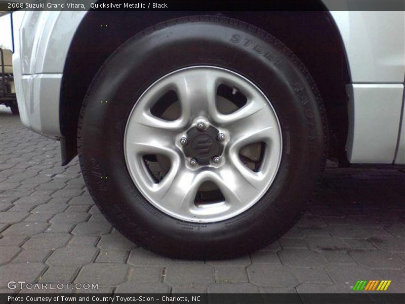 Quicksilver Metallic / Black 2008 Suzuki Grand Vitara