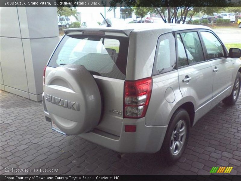 Quicksilver Metallic / Black 2008 Suzuki Grand Vitara