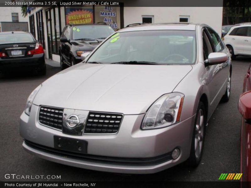 Liquid Silver Metallic / Cafe Latte 2006 Nissan Maxima 3.5 SE