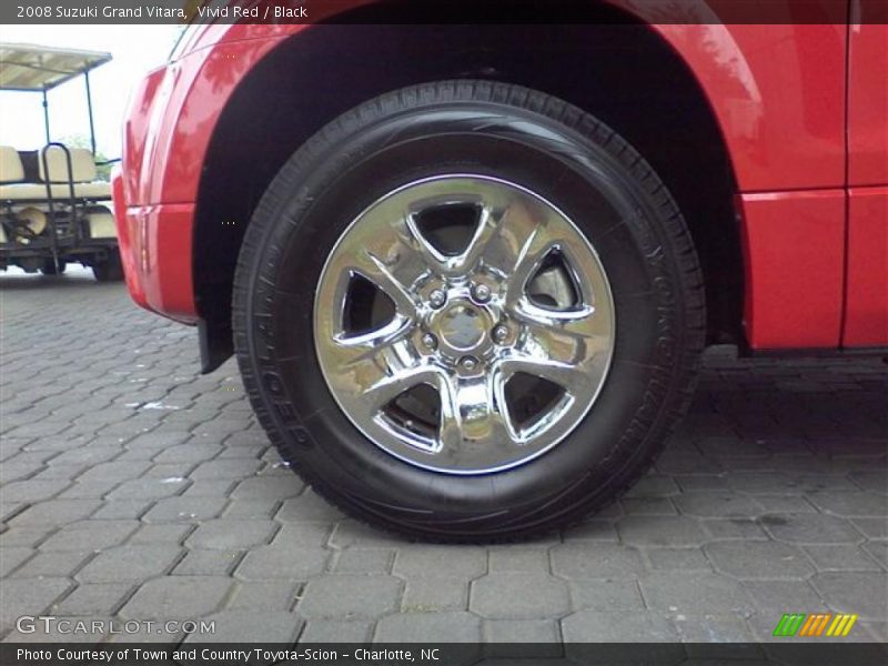 Vivid Red / Black 2008 Suzuki Grand Vitara