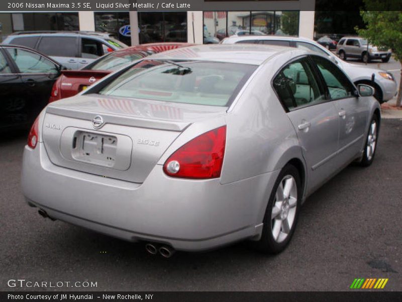 Liquid Silver Metallic / Cafe Latte 2006 Nissan Maxima 3.5 SE