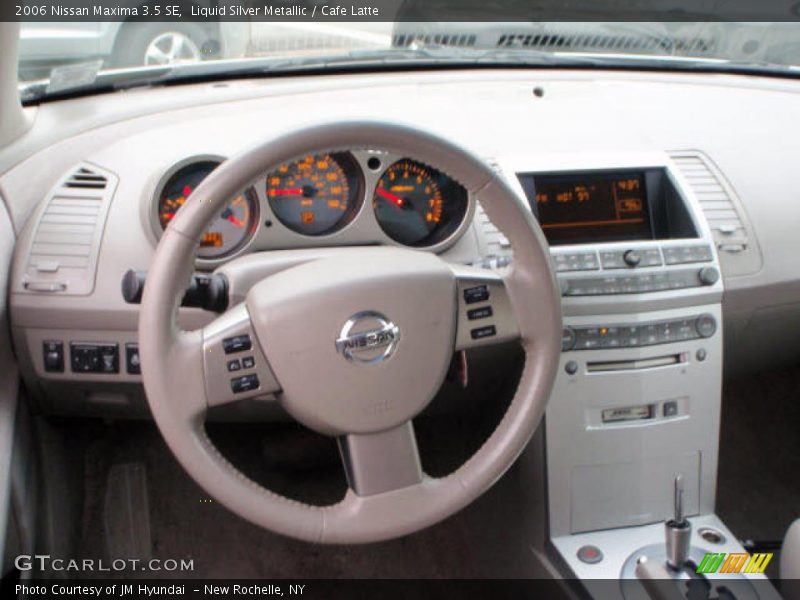 Liquid Silver Metallic / Cafe Latte 2006 Nissan Maxima 3.5 SE