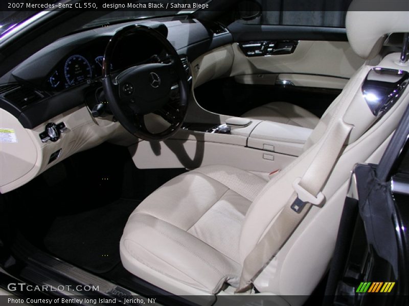 designo Mocha Black / Sahara Biege 2007 Mercedes-Benz CL 550