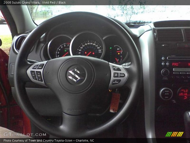 Vivid Red / Black 2008 Suzuki Grand Vitara
