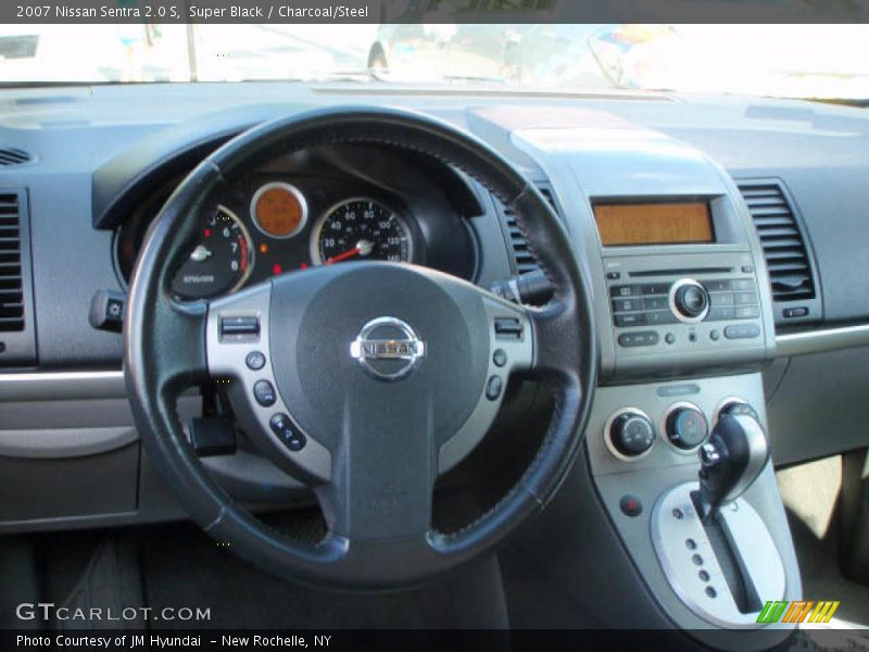 Super Black / Charcoal/Steel 2007 Nissan Sentra 2.0 S