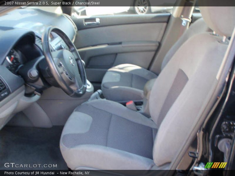 Super Black / Charcoal/Steel 2007 Nissan Sentra 2.0 S