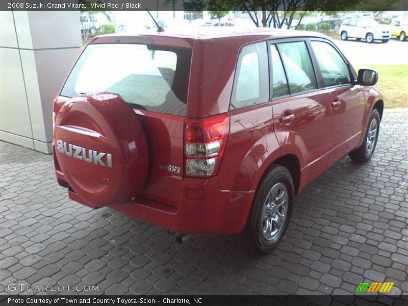 Vivid Red / Black 2008 Suzuki Grand Vitara