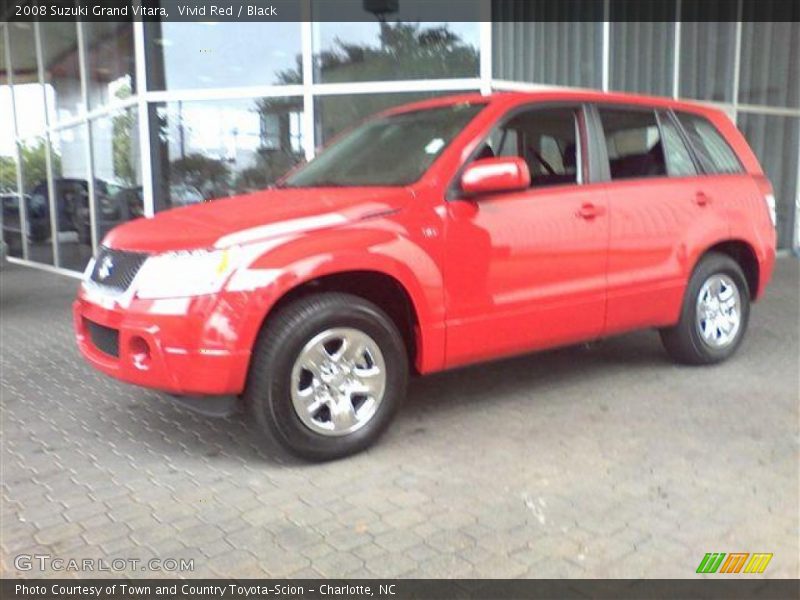 Vivid Red / Black 2008 Suzuki Grand Vitara