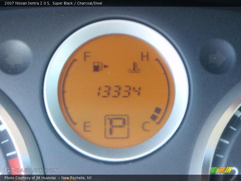 Super Black / Charcoal/Steel 2007 Nissan Sentra 2.0 S