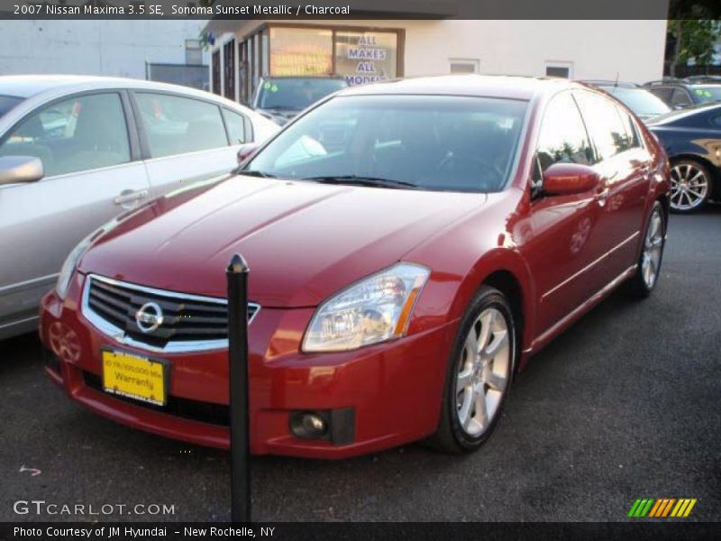 Sonoma Sunset Metallic / Charcoal 2007 Nissan Maxima 3.5 SE