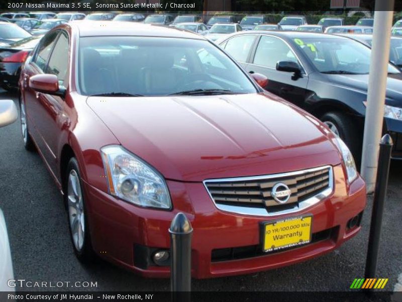 Sonoma Sunset Metallic / Charcoal 2007 Nissan Maxima 3.5 SE