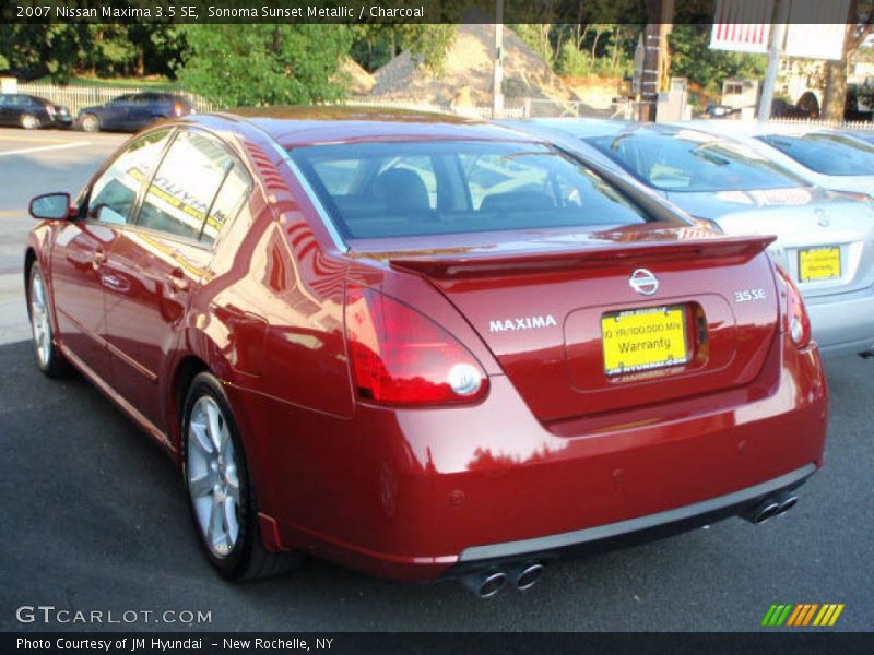 Sonoma Sunset Metallic / Charcoal 2007 Nissan Maxima 3.5 SE