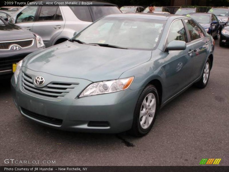 Aloe Green Metallic / Bisque 2009 Toyota Camry LE
