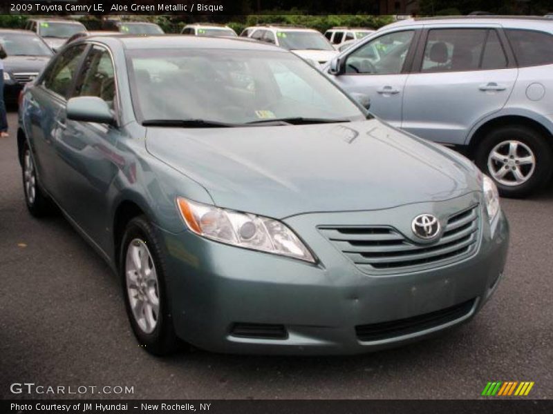 Aloe Green Metallic / Bisque 2009 Toyota Camry LE