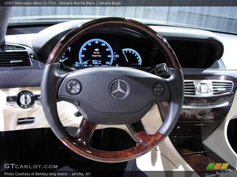 designo Mocha Black / Sahara Biege 2007 Mercedes-Benz CL 550