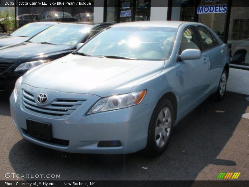 Sky Blue Pearl / Bisque 2009 Toyota Camry LE