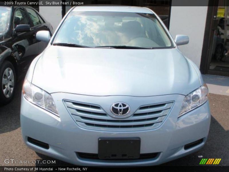 Sky Blue Pearl / Bisque 2009 Toyota Camry LE