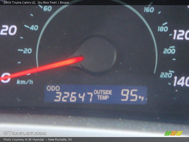 Sky Blue Pearl / Bisque 2009 Toyota Camry LE