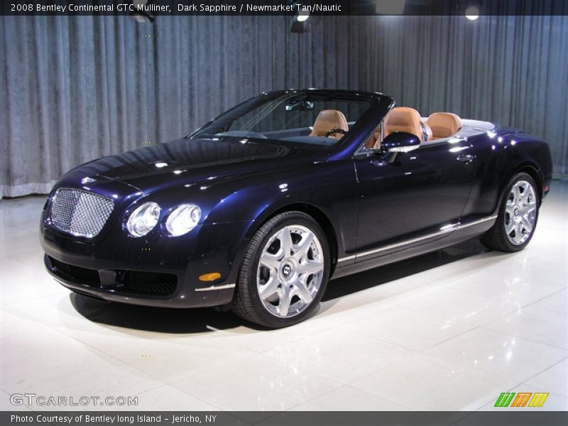 Dark Sapphire / Newmarket Tan/Nautic 2008 Bentley Continental GTC Mulliner