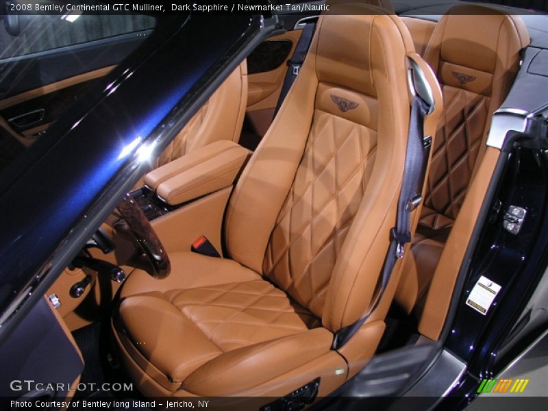 Dark Sapphire / Newmarket Tan/Nautic 2008 Bentley Continental GTC Mulliner
