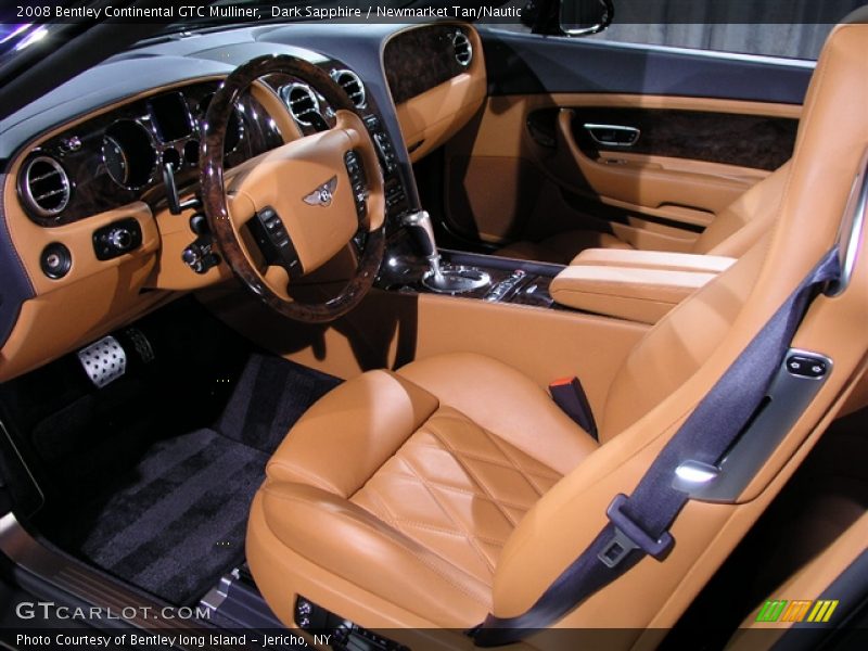Dark Sapphire / Newmarket Tan/Nautic 2008 Bentley Continental GTC Mulliner