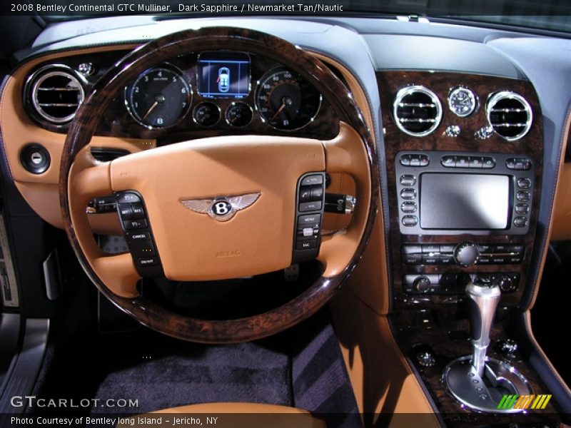 Dark Sapphire / Newmarket Tan/Nautic 2008 Bentley Continental GTC Mulliner