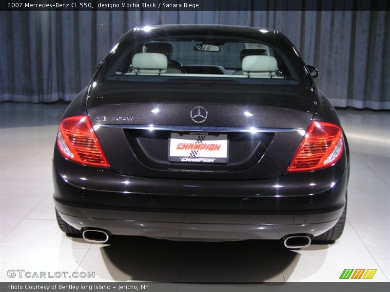 designo Mocha Black / Sahara Biege 2007 Mercedes-Benz CL 550